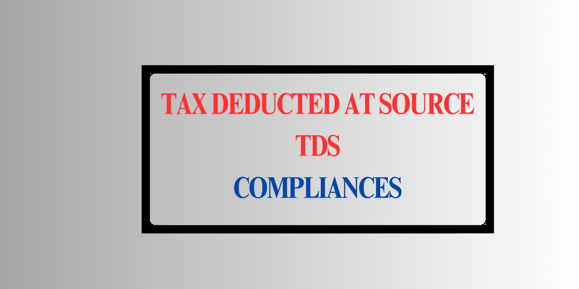 TDS Compliance Banner
