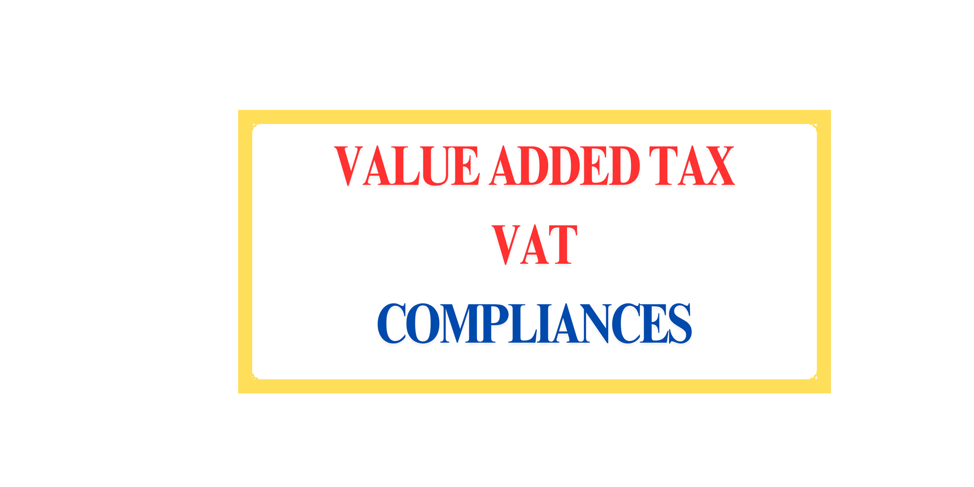 VAT Compliance Banner